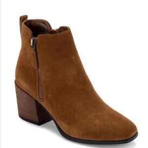 Blondo Sienna Camel Waterproof Suede Booties - Size 8